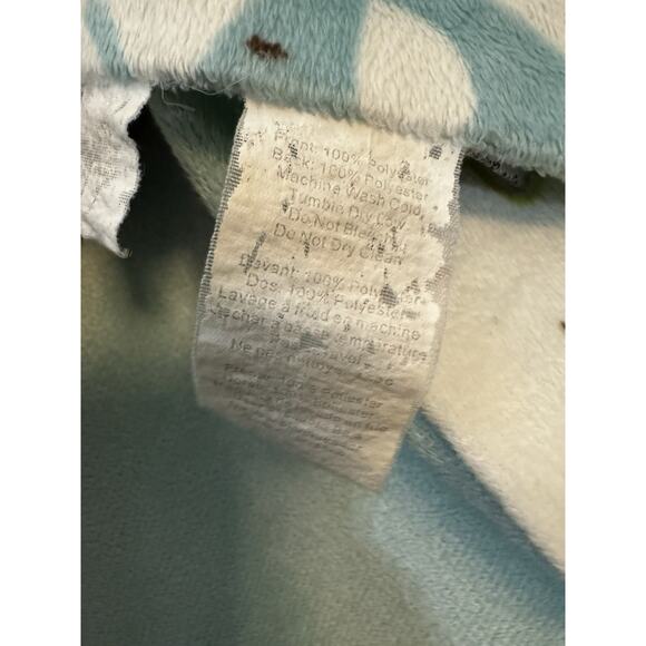 Thro By Marlo Lorenz Baby Blanket ABC Letters Alphabet Elephant Owl Soft Lovey - Picture 4 of 6